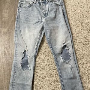 Blue Ksubi denim ripped skinny